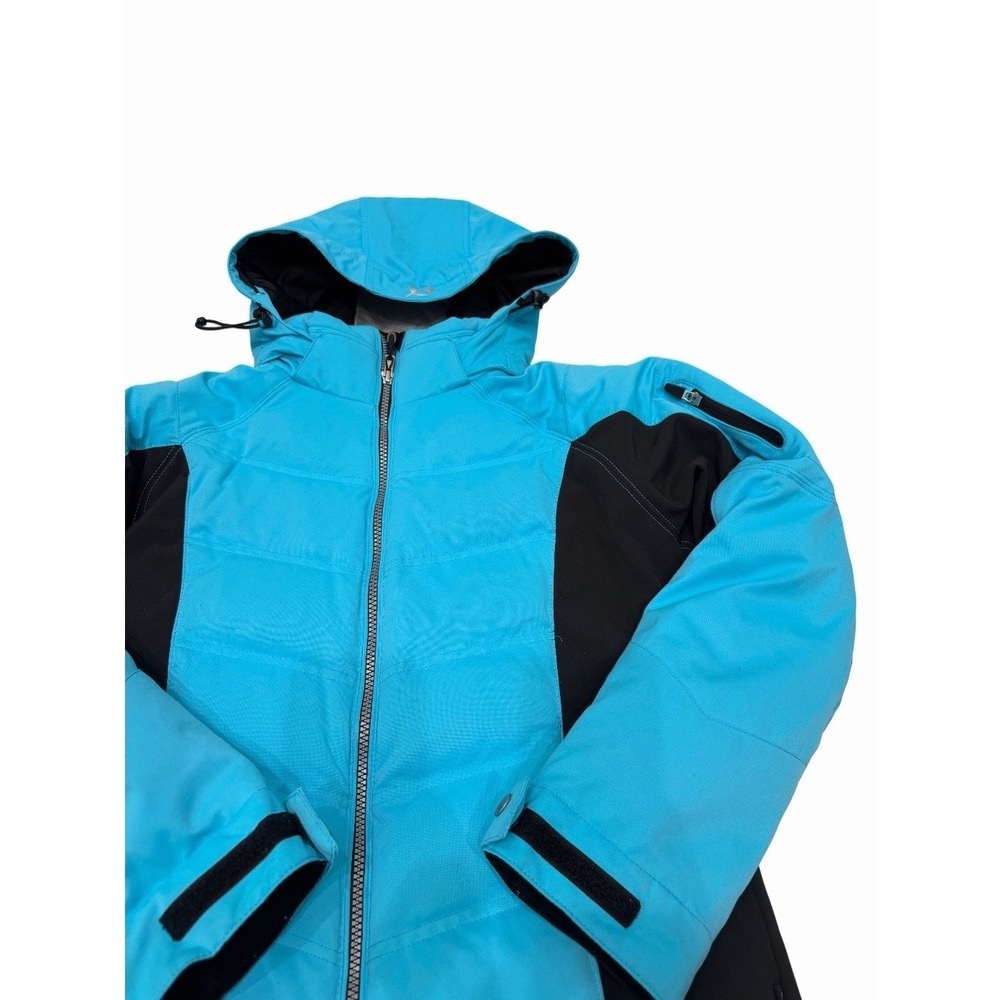 Obermeyer Womens Blue  Ski Winter Jacket Hooded Size 6